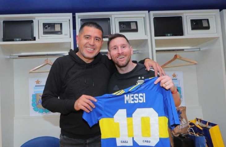 En el día de sus cumpleaños, Riquelme elogió a Messi: Fui afortunado de jugar con él