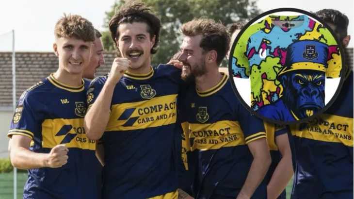 En todas partes: la nueva camiseta del Llantwit Major FC de la segunda división de Gáles, inspirada en Boca