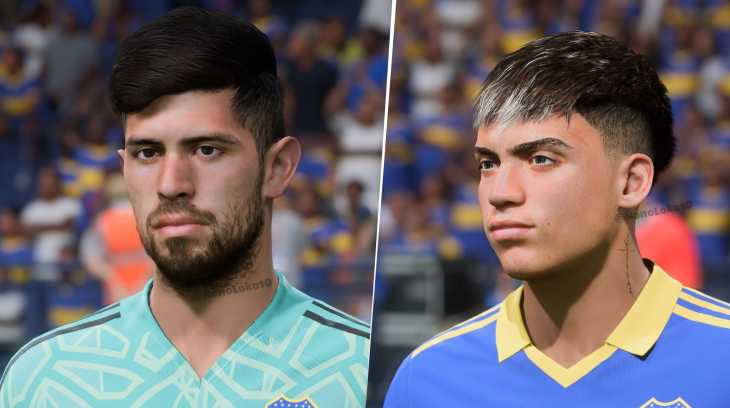 Están iguales: así se ven los jugadores de Boca en el FIFA23