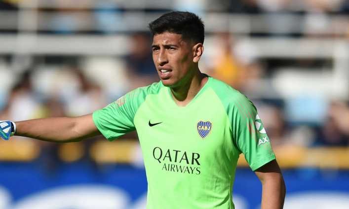 Esteban Andrada se entrena con normalidad en Boca