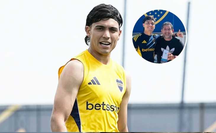 Exequiel Zeballos pagó la apuesta que perdió con Paredes: el regalo que tuvo que hacerle a su padre