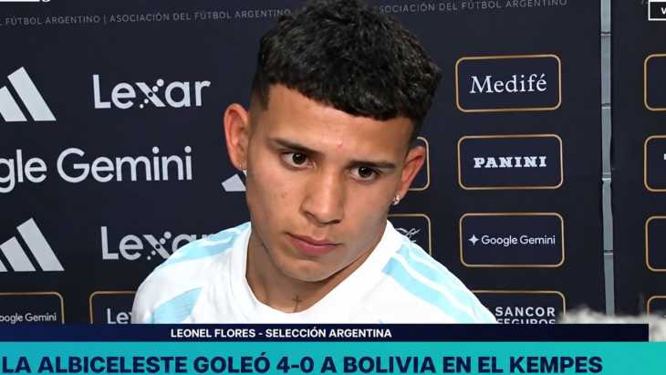 Flores contó qué le pidió Scaloni antes de su debut con Argentina
