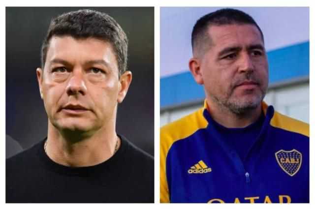 FOTO: Román y Battaglia, como nunca se los vio