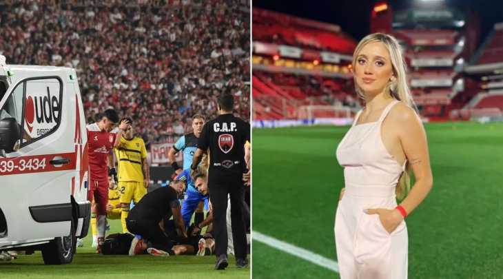 Fue horrible: el crudo relato de Morena Beltrán luego de la descompensación del jugador de Estudiantes