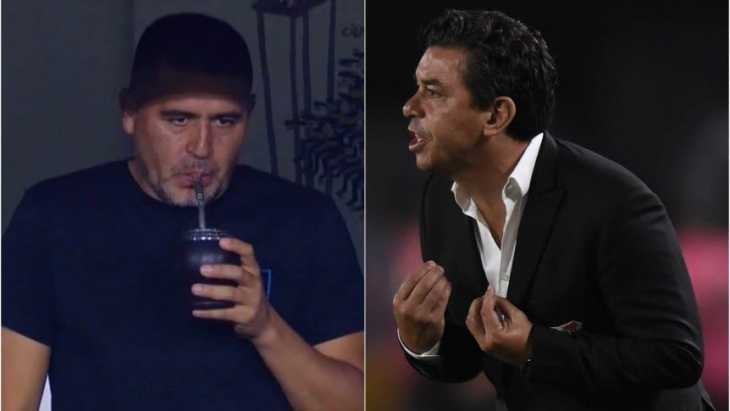 Fuego desde Boca: La chicana de Riquelme al River de Gallardo