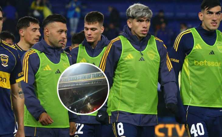 Fuerte: los pasacalles que aparecieron contra los jugadores de Boca en Mendoza