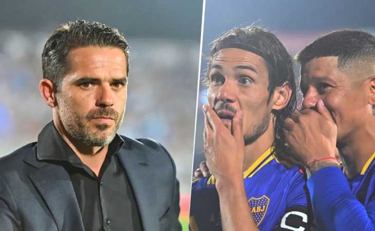Gago tuvo una reunión con Edinson Cavani y Marcos Rojo: el motivo de la charla en Boca Predio