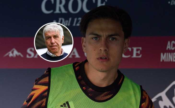 Gian Piero Gasperini, DT de Roma lo ve a Paulo Dybala “comprometido” y confunde a Boca