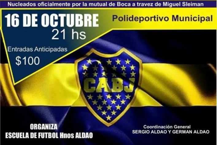Glorias de Boca, el 16/10 en Andalgalá ¿Estará Riquelme?