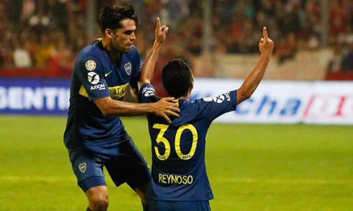 Golazo de Reynoso para el 2-1 de Boca contra Tucumán