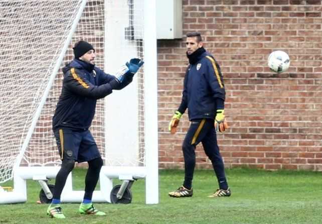 Guillermo sorprendió en la práctica de Boca