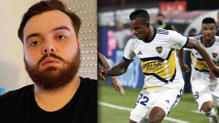 Hasta Ibai Llanos criticó a Sebastián Villa por penalti errado con Boca Juniors