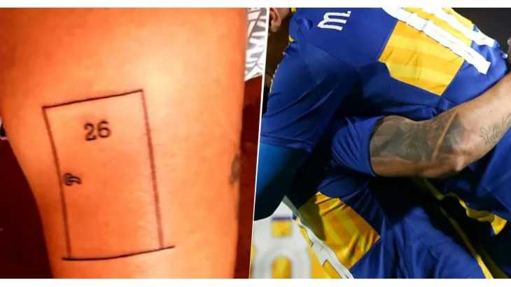 Hay una explicación: por qué Juan Barinaga tiene tatuada una puerta en la pierna