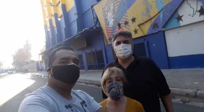 ¡Hubo manifestación en la Bombonera!