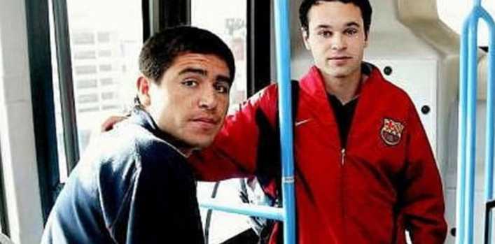 Iniesta: desde el súper que no vio a Riquelme y Aimar Iniesta: desde el súper que no vio a Riquelme y Aimar