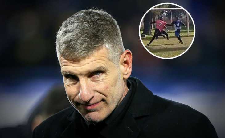 Inoxidable: el golazo de Martín Palermo en un picado a sus 51 años