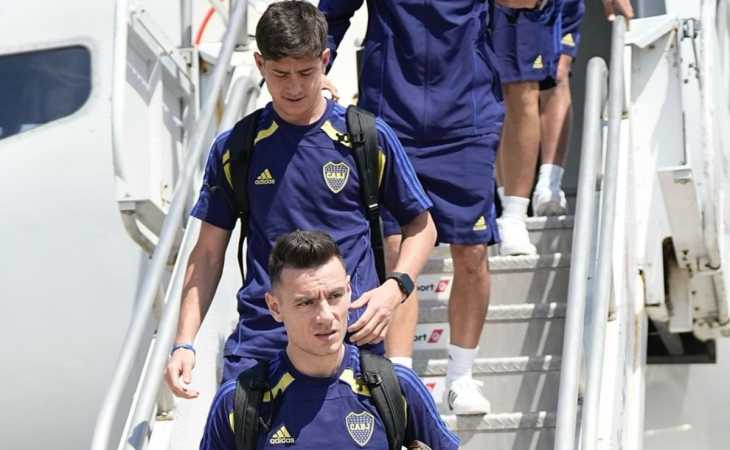 Insólito: el plantel de River llegó a Ezeiza y había un jugador de Boca en el aeropuerto