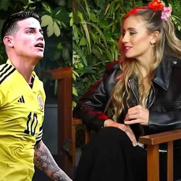 James no pudo mantenerse: La periodista argentina Morena Beltrán, que lo comparó con Falcao