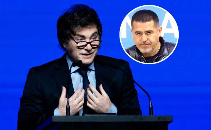 Javier Milei chicaneó otra vez a Riquelme en pleno discurso: “Lo eligieron los de River”