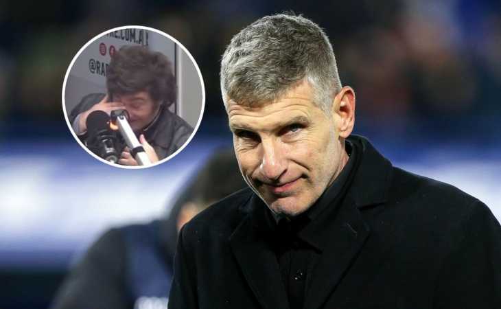 Javier Milei lloró al hablar de Martín Palermo: “No pude soportar esa tristeza”