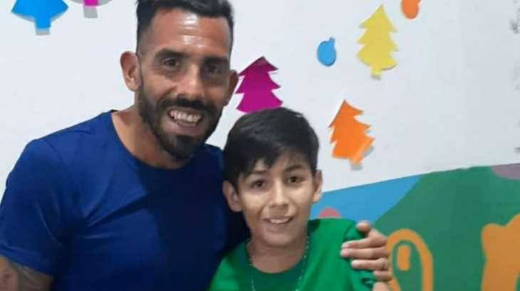 Joaquín Nahuel cumplió su sueño de conocer a Tevez y respondió más cuestionamientos en las redes