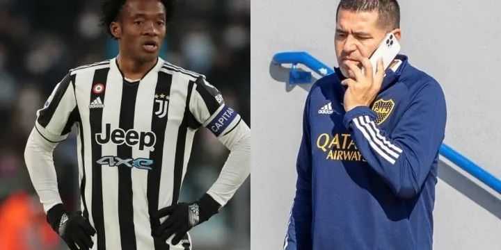 Juan Cuadrado llamó a Riquelme para jugar en Boca y conoce su respuesta