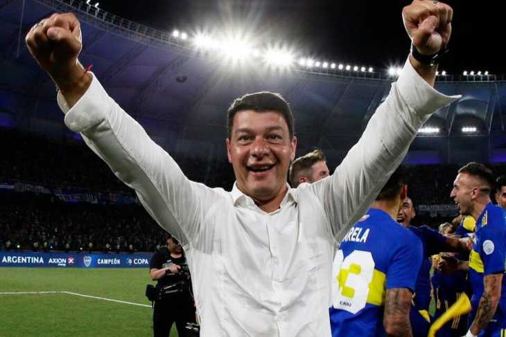 Juan Román Riquelme: No hablamos con ningún otro entrenador