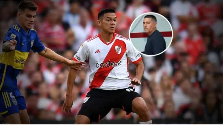 Juan Román Riquelme se fue indignado del Monumental: Era roja a Herrera