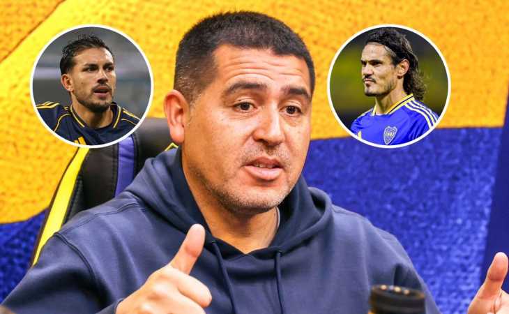 Juan Román Riquelme señaló a Paredes y Cavani en la charla con los jugadores de Boca: “Ellos dos...”