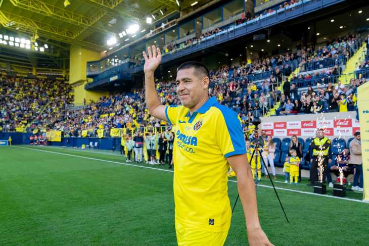 Juan Román Riquelme, tras el partido de leyendas del Villareal: Este club es parte de mi vida