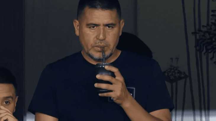 Juan Román Riquelme y su remera cábala que es furor en redes sociales