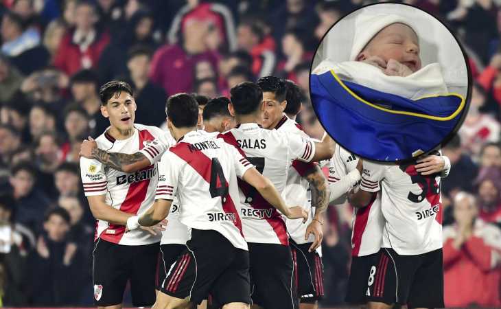 Jugó en River, pero es hincha de Boca: nació el hijo de Gaspar Servio y ya le compró la camiseta azul y oro