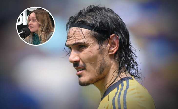 La actriz que recibió un mensaje inesperado de Cavani: “Le contestaba todas las historias”