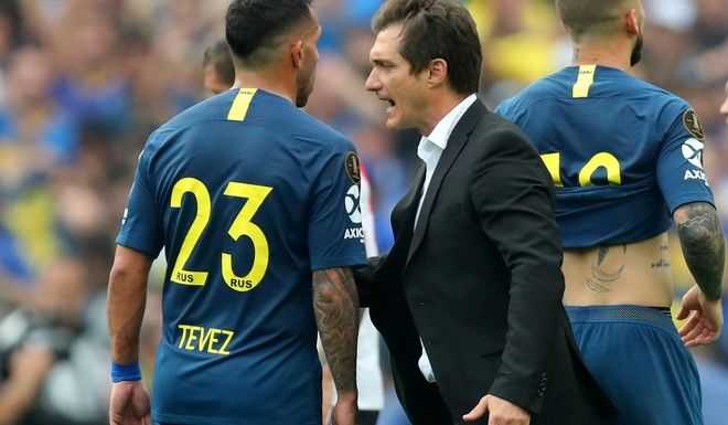 La arenga de Guillermo a Tevez