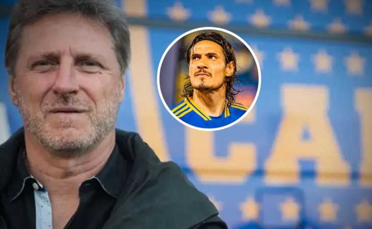 La arenga de Quique Hrabina a Edinson Cavani antes de River: “Si le hacés un gol…”