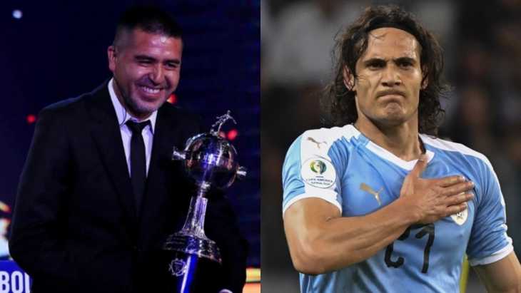 La bienvenida de la Copa Libertadores a Edinson Cavani