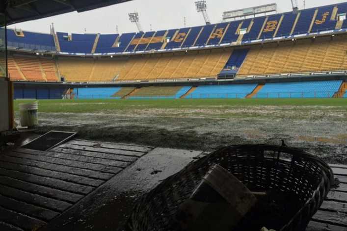 La Bombonera se viste totalmente de azul y amarillo
