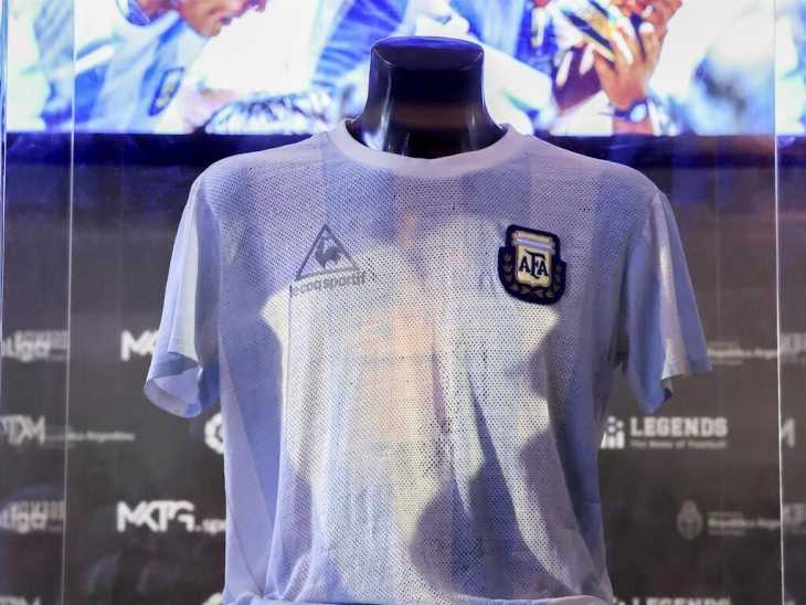 La camiseta que usó Maradona en la final del Mundial 86 ya está en la AFA