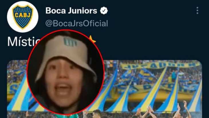 La chicana de Boca a la hincha de Racing viral tras la victoria que lo llevó a la punta