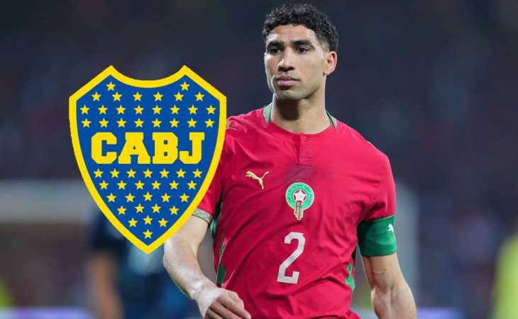 La conexión con Boca de Achraf Hakimi, el crack de Marruecos