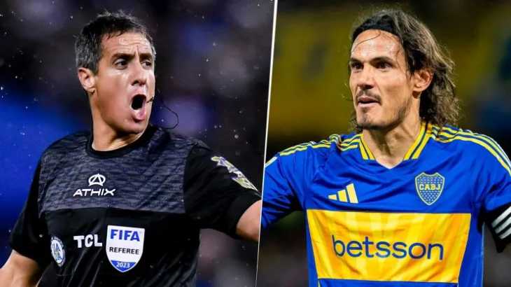 La confesión de Pablo Echavarría, árbitro de Boca-Vélez, sobre Edinson Cavani: Fue mi error
