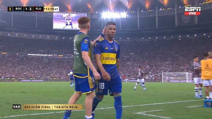 La Conmebol confirmó la sanción a Frank Fabra por su expulsión en la final de la Copa Libertadores