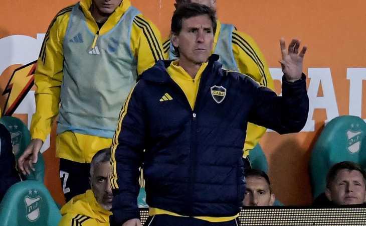 La costumbre de Úbeda en Boca que se repite antes de enfrentar a Argentinos