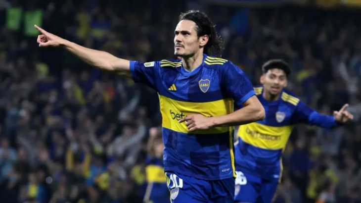 La decisión de Diego Martínez con Edinson Cavani para el Boca vs. Almirante Brown por Copa Argentina