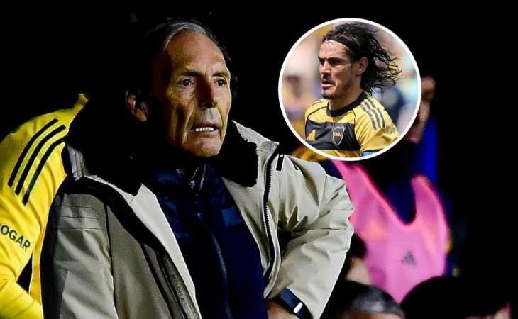 La decisión de Russo cuando Edinson Cavani entró a la cancha que marca su postura para lo que viene en Boca