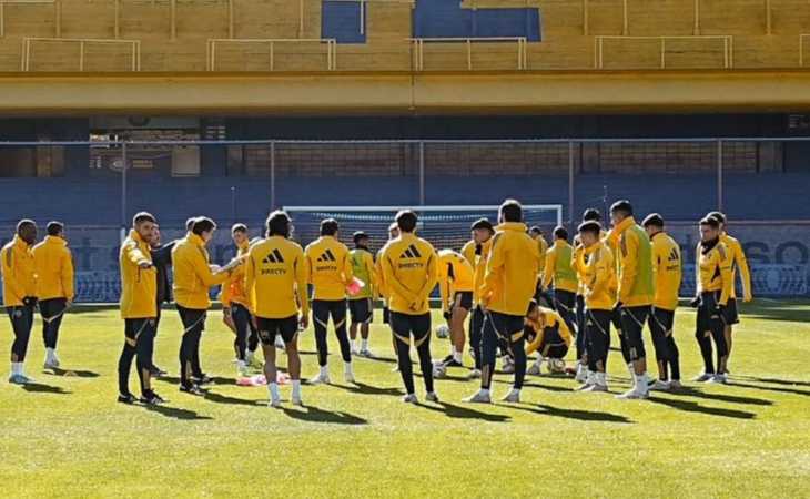 La decisión del cuerpo técnico de Boca con el plantel en medio de la fecha FIFA