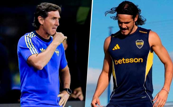 La decisión final de Claudio Úbeda con Edinson Cavani para Boca vs. Cruzeiro