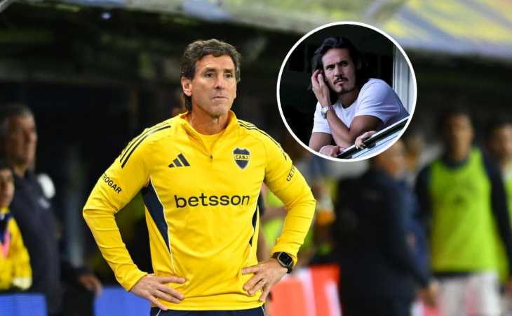 La decisión final de Úbeda con Edinson Cavani en Boca para el duelo con Vélez