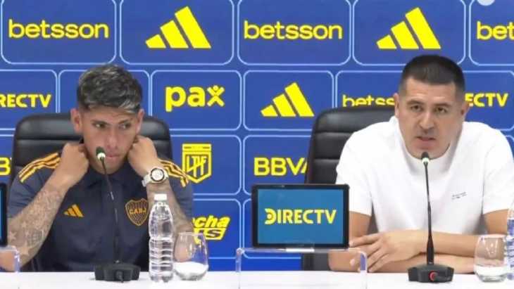 La divertida frase de Juan Román Riquelme para presentar a Carlos Palacios: Al fin lo veo...