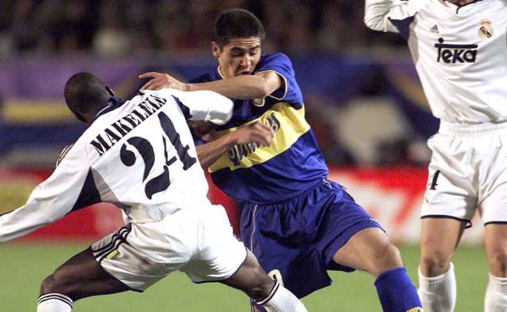La divertida frase de Makelele sobre Riquelme en Japón 2000: “Yo sufrí, pero él también”